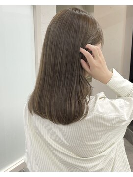 フレーム ヘア ルーム 天王寺駅前店(FRAME hair room) ブリーチなしオリーブベージュ♪