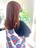 白髪馴染ませ全体カラー＋トリートメント ￥8800