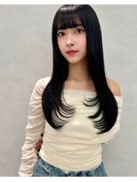 エジョン 八幡山店(Aejon)&nbsp;レイヤーロング/ヘルシースタイル/韓国ヘア/ベビーピンク/調布