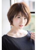 大人かわいいショートボブ