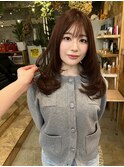 春のモテ髪はコレ!ピンクブラウン×レイヤー