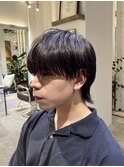 メンズウルフカット/マッシュウルフカット/ナチュラルウルフ