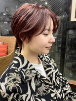 ヌード(NUDE) NUDEブリーチなしピンク ハンサムショート大人ショートボブ