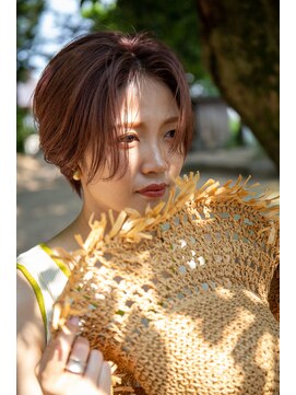 ヘアーネイル アーテ(Hair Nail ARTE) 【岡山/総社】ハンサムショートとオレンジベージュカラー