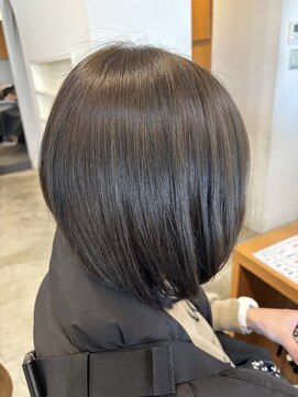 髪質改善＆グレーカラー