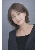 レム 仙台店(L.E.M) 【レイヤーボブ/透明感ブラウンカラー】