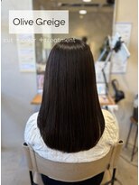 ティーズピーク(ty s peak)&nbsp;【cut+color+treatment】ワンカラー ×  オリーブグレージュ