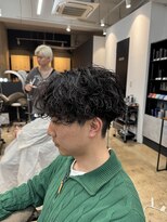 アロー 船橋店(AROH) MEN’S HAIR/サーフカール/刈り上げセンターパート/船橋