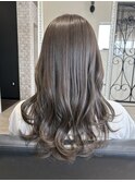 グレージュ｜ロングレイヤー