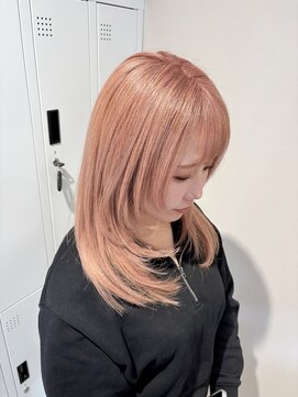 パプス ド コワフュール 川西能勢口店(Pap's de coiffeur) ハイトーンペールピンク*