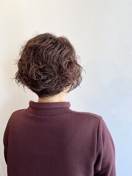 ピュアソウル(Pure Soul) 大人可愛い　くせ毛を活かすショートボブ