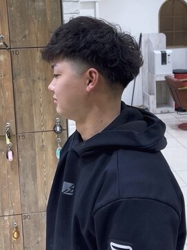 REI by QUATRO フリンジカット ひたちなか/メンズカット/フリンジ