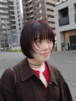 テンション(tension)&nbsp;レイヤーカットボブ髪質改善縮毛矯正札幌駅大通駅バスセンター駅