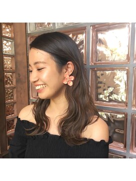 ピースリーヘア バイ カーサ(peathree.hair by CASA) グラデーション　×　ウェーブ