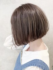 【iIIL hair lounge】小顔ひし形ショートボブ　ミニボブ　高崎