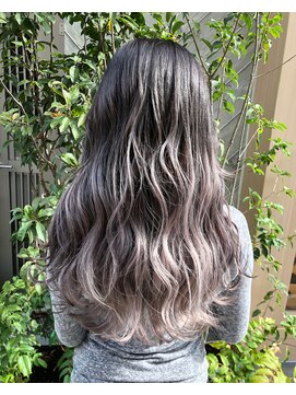 アディション 渋谷(ADITION) 【ADITION渋谷】バレイヤージュ外国人風グレーカラー