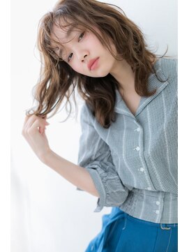 ヘアアンドデイスパ アグー(hair&dayspa AGU) 【AGU 横須賀中央】エアリーカジュアルミディアムヘア
