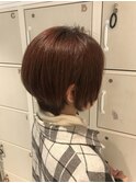 オレンジブラウン　ショート