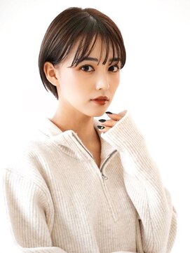アグ ヘアー ネイビー 鶴岡東原店(Agu hair navy) 《Agu hair》大人可愛い耳掛けマッシュ