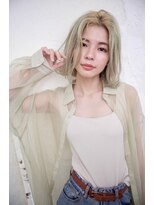 クレドガーデン 吉祥寺店(CRED GARDEN)&nbsp;Aラインボブ×オリーブグレージュ【吉祥寺クレドガーデン】