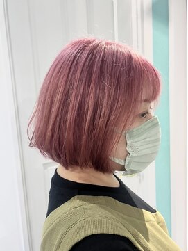 マティーナ ヘアー 池袋(Matina hair) 【アーニャピンク~染めたて~】