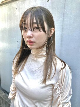 サラビューティーサイト 志免店(SARA Beauty Sight) 透明感カラーとストレートセミロング/SARA志免☆山之内