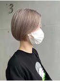 ダブルカラーブロンドベージュカラーケアブリーチハイトーン韓国