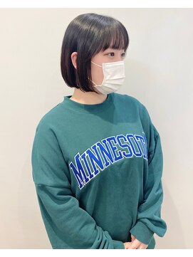 モリオフロムロンドン 松戸店(Morio from London) 【松戸 石山】ナチュラルミニボブ 耳掛けボブ 前髪あり