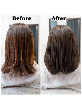 ビート(Beat) ダメージで広がりやすい髪もSins酸性ストレートで最高の収まりに