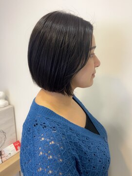 シェノン 夙川(CHAINON) 髪質改善カラー/ボブ/前髪/マチルダボブ/ピンクベージュ