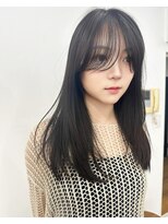 ピープスアンドスー 表参道 渋谷(Peeps&Suu.) 透明感ダークグレージュワンホンヘア髪質改善オルチャンヘア