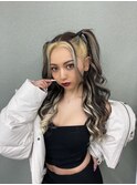 ☆ゆきぽよ☆プルエクステでロング