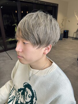 シャルム(CHARME le salon de beau) ハイトーングレー&マッシュ