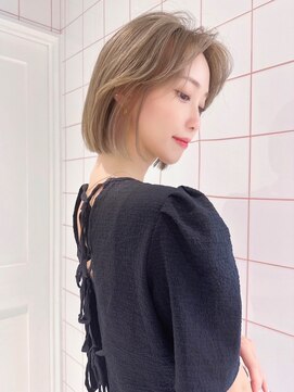 ロンド ラマ 岐阜(Lond bla-ma) 前髪なし/韓国ボブ/切りっぱなし105
