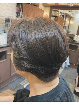 ルピナス 中田(Lupinus) カット＋オーガニック白髪染め