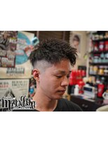 ヘアーサロン宮武 ツイストパーマ×ジェットモヒカン