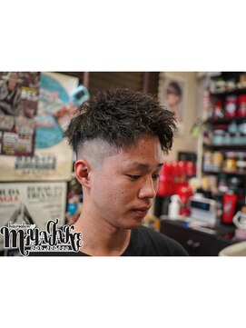 ヘアーサロン宮武 ツイストパーマ×ジェットモヒカン