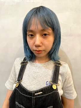 テテコケット(tete coquette) 【若松 詩季】ダブルカラー/ブルー