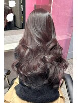 ランズ(LANDS)&nbsp;ラベンダーブラウン×レイヤー【韓国ワンホンヘア 大阪 梅田】