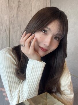 ルームバイシー 新宿(Loom. by Sea) 前髪顔まわり×レイヤーカット【新宿/韓国ヘア】