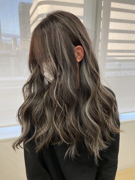エトラ 渋谷店(etora) 小顔へア アッシュカラーグレージュハイライトカラー◎