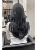LANY横浜　アッシュグレー×レイヤーカット