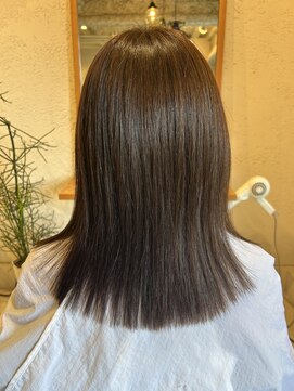 ニジチャウ(Nijichaw) 【髪質改善×カラー】カット酸性ストレート＋カラー炭酸シャワー