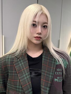 ソル バロール 表参道(SOL .valor) 表参道デザインカラーブロンドアンブレラカラーピンクベージュ