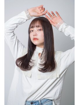 ルフュージュ バイ プロデュース 相模大野店(Refuge by Produce) レイヤーカット/ショコラブラウン/ストレートロング