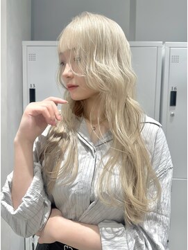エイト ヘアサロン 渋谷本店(EIGHT) １度はやりたい◎ホワイトブロンド