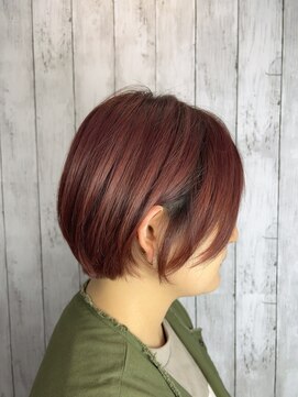 ビューティドレッセヤマノ 池袋パルコ(Beauty Dresse YAMANO) 【ショート】【ダブルカラー】【ピンクカラー】