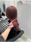 ピンク　ケアブリーチ