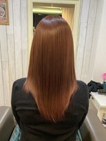 コージー リゾート バイ アンツ 茅ヶ崎駅前店(cozy resort by ANT'S)&nbsp;くびれヘア/アプリコットオレンジ/ハイライトカラー/茅ケ崎