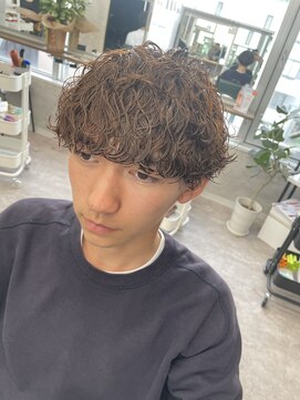 リミットバイアフィナー 大宮店(limit by Afinar) 王道波巻きスパイラルパーマ　ツーブロ　マッシュ